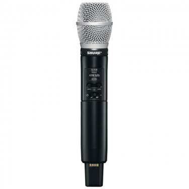 山东Shure SLXD2/SM86 舒尔手持无线话筒发射机 数字无线麦克风话筒