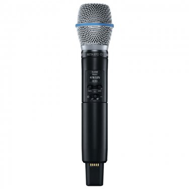 山东Shure SLXD2/BETA87C 舒尔手持无线话筒发射机 数字无线话筒麦克风