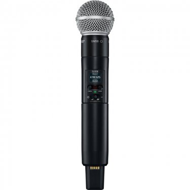 山东Shure SLXD2/SM58 舒尔无线手持话筒发射机 数字无线话筒麦克风