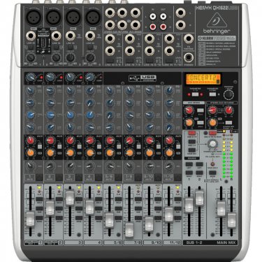 山东百灵达 Behringer QX1622USB 模拟调音台 USB声卡调音台 直播K歌调音台