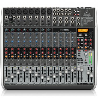 山东百灵达 Behringer QX2222USB 模拟调音台 USB声卡调音台 直播K歌调音台